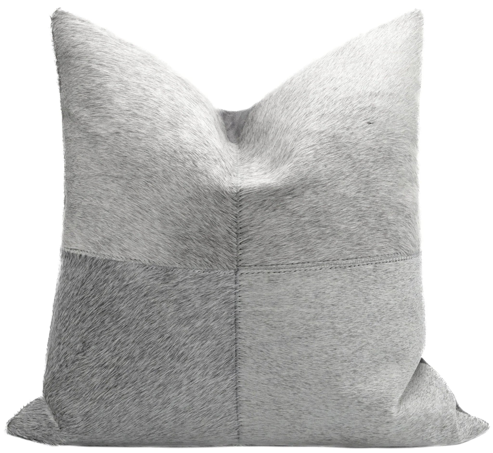 Canvello Genuine Cowhide Leather Decorative Throw Pillows - Handmade Patchwork Boho Accent Pillows For Sofa, Couch, Bed, Chair - Western Southwestern Farmhouse Pillow Covers With Feather Down Insert Included) Canvello