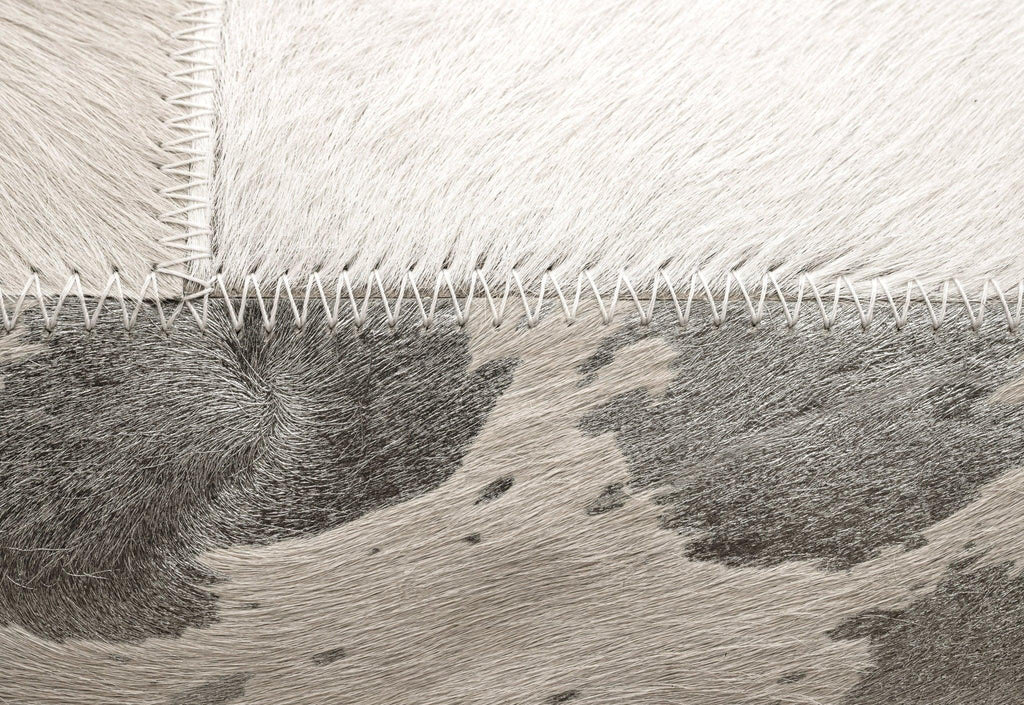 Canvello Genuine Cowhide Leather Decorative Throw Pillows - Handmade Patchwork Boho Accent Pillows For Sofa, Couch, Bed, Chair - Western Southwestern Farmhouse Pillow Covers With Feather Down Insert Included Canvello