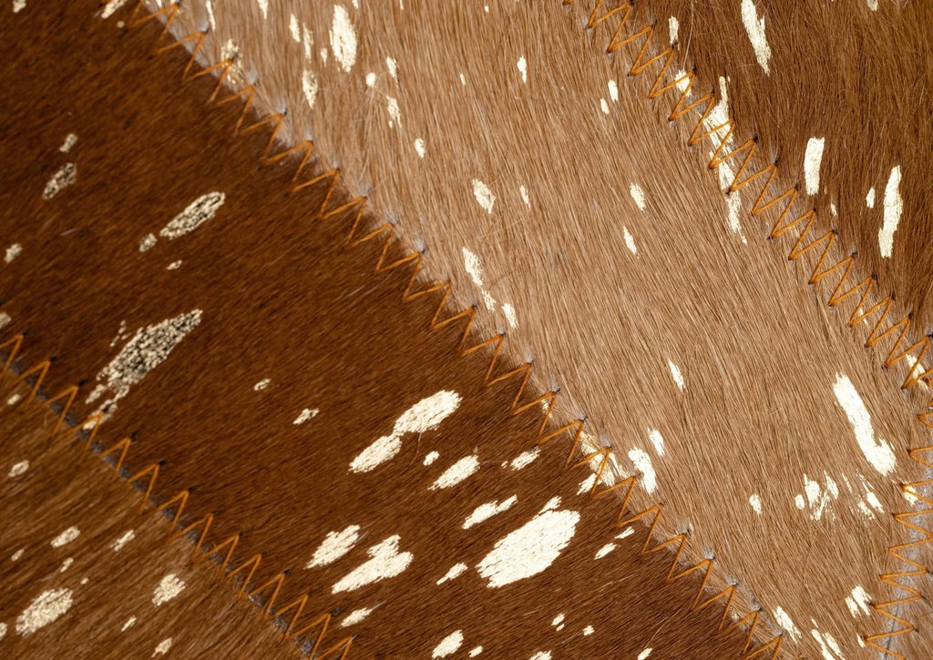 Canvello Genuine Cowhide Leather Decorative Throw Pillows - Handmade Patchwork Boho Accent Pillows For Sofa, Couch, Bed, Chair - Western Southwestern Farmhouse Pillow Covers With Feather Down Insert Included) Canvello