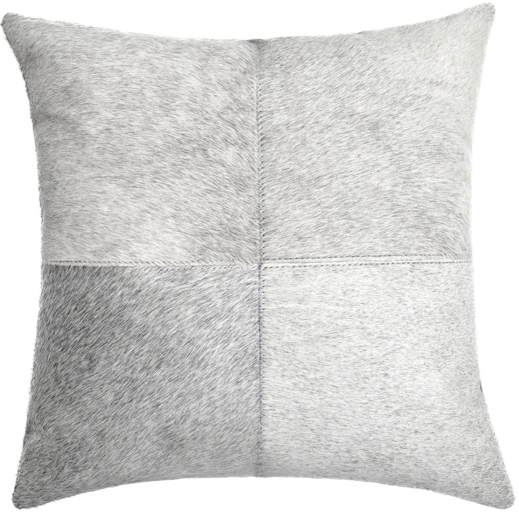 Canvello Genuine Cowhide Leather Decorative Throw Pillows - Handmade Patchwork Boho Accent Pillows For Sofa, Couch, Bed, Chair - Western Southwestern Farmhouse Pillow Covers With Feather Down Insert Included) Canvello