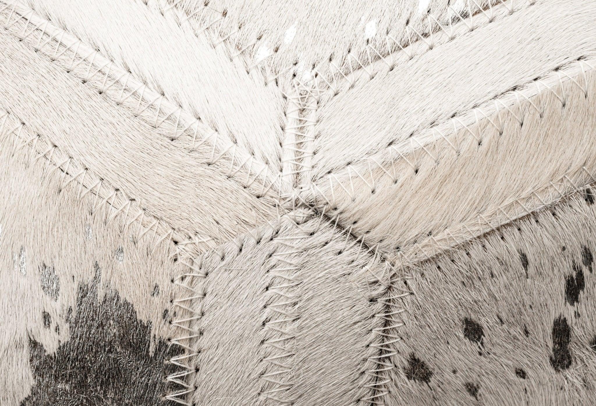 Canvello Genuine Cowhide Leather Decorative Throw Pillows - Handmade Patchwork Boho Accent Pillows For Sofa, Couch, Bed, Chair - Western Southwestern Farmhouse Pillow Covers With Feather Down Insert Included Canvello