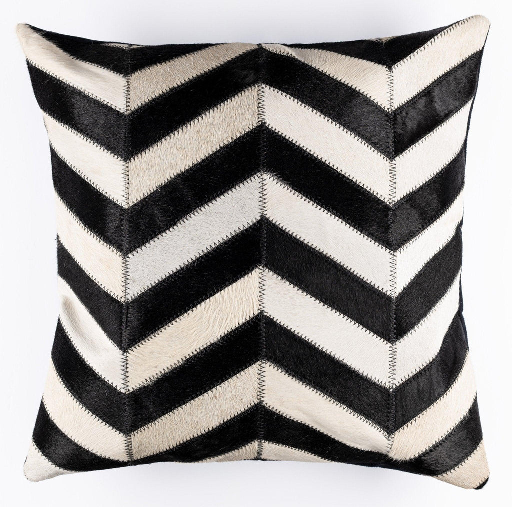 Canvello Genuine Cowhide Leather Decorative Throw Pillows - Handmade Patchwork Boho Accent Pillows For Sofa, Couch, Bed, Chair - Western Southwestern Farmhouse Pillow Covers With Feather Down Insert Included Canvello