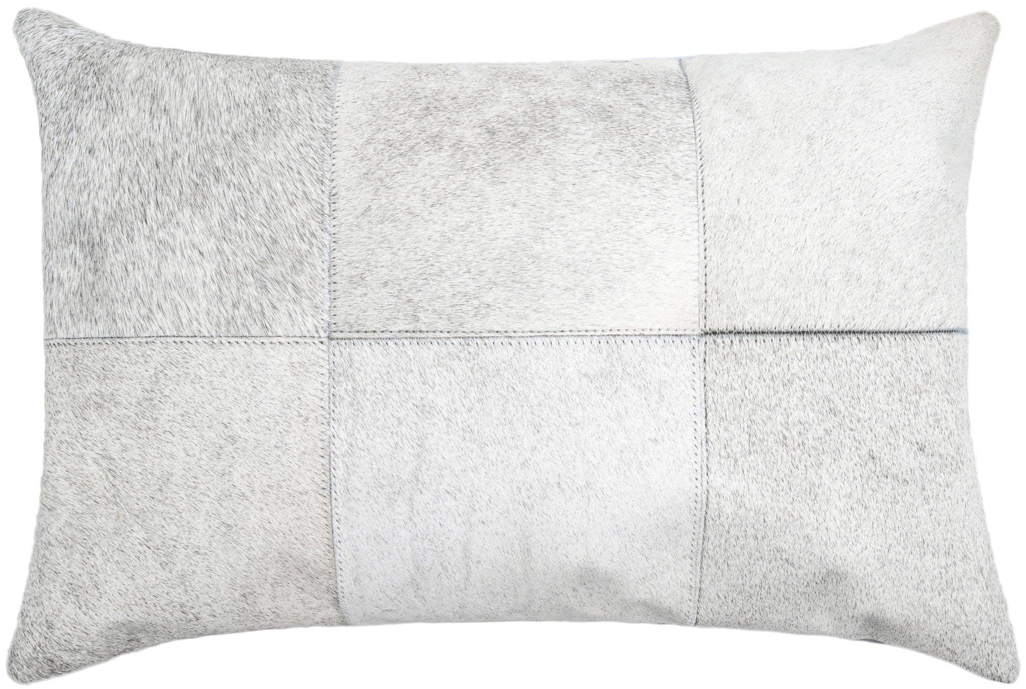 Canvello Genuine Cowhide Leather Decorative Throw Pillows - Handmade Patchwork Boho Accent Pillows For Sofa, Couch, Bed, Chair - Western Southwestern Farmhouse Pillow Covers With Feather Down Insert Included) Canvello