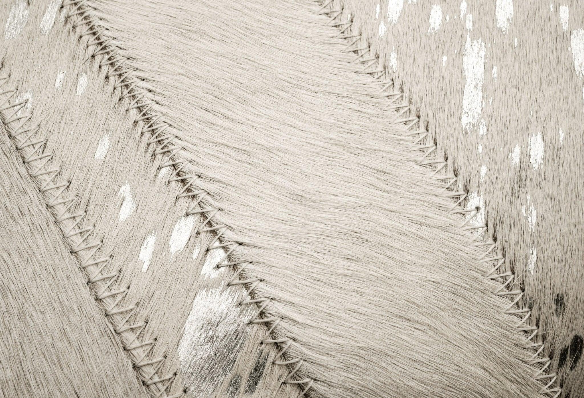 Canvello Genuine Cowhide Leather Decorative Throw Pillows - Handmade Patchwork Boho Accent Pillows For Sofa, Couch, Bed, Chair - Western Southwestern Farmhouse Pillow Covers With Feather Down Insert Included Canvello