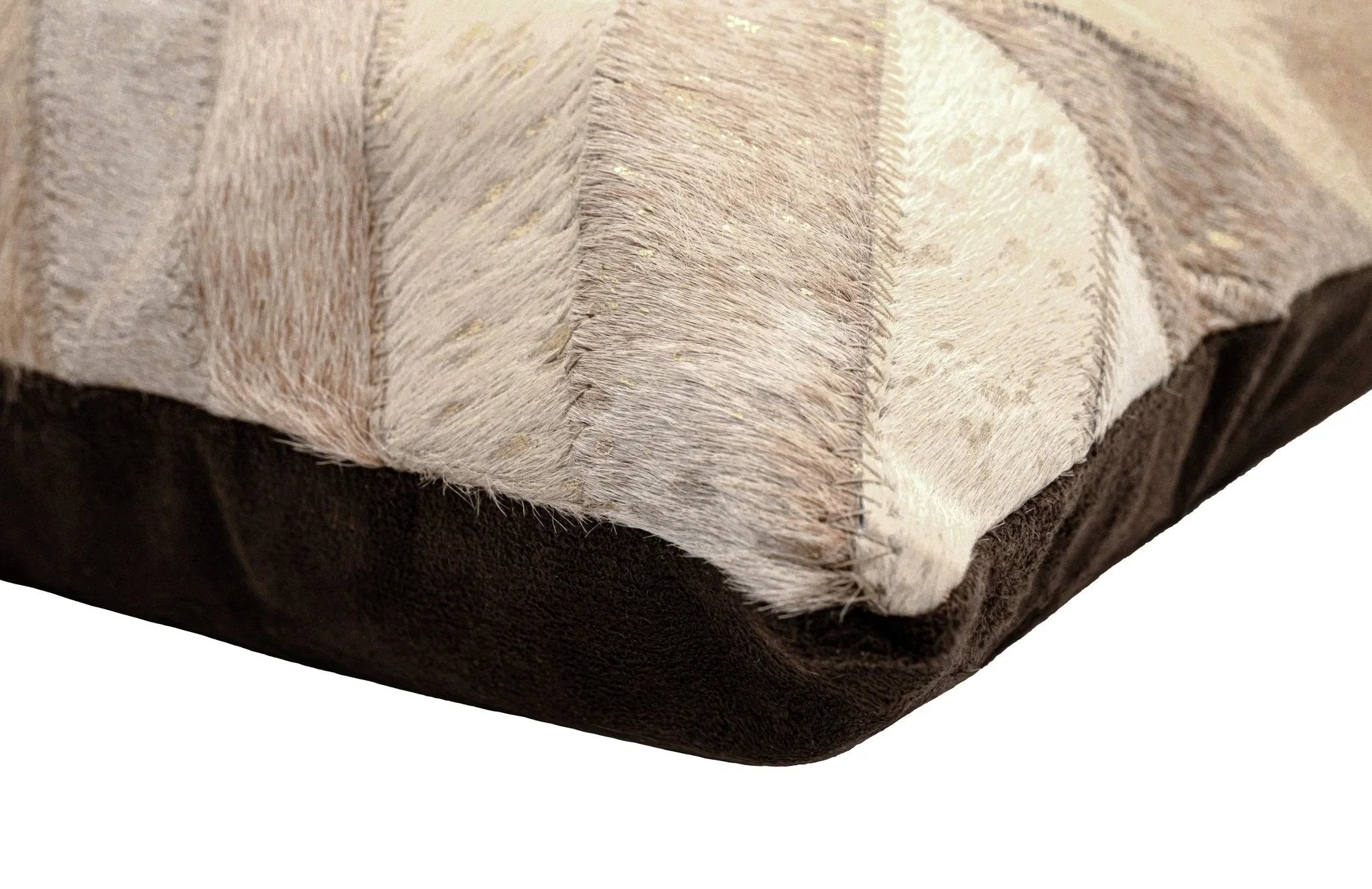 Canvello Genuine Cowhide Leather Decorative Throw Pillows - Handmade Patchwork Boho Accent Pillows For Sofa, Couch, Bed, Chair - Western Southwestern Farmhouse Pillow Covers With Feather Down Insert Included) Canvello