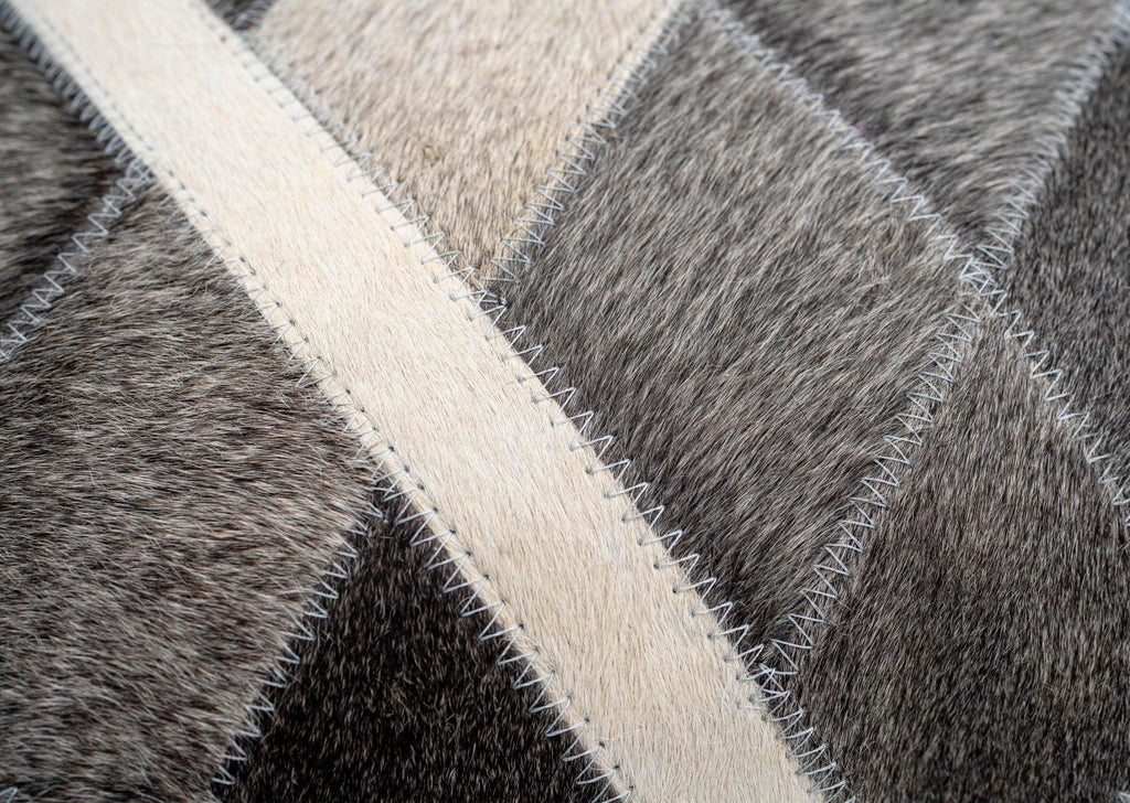 Canvello Genuine Cowhide Leather Decorative Throw Pillows - Handmade Patchwork Boho Accent Pillows For Sofa, Couch, Bed, Chair - Western Southwestern Farmhouse Pillow Covers With Feather Down Insert Included) Canvello