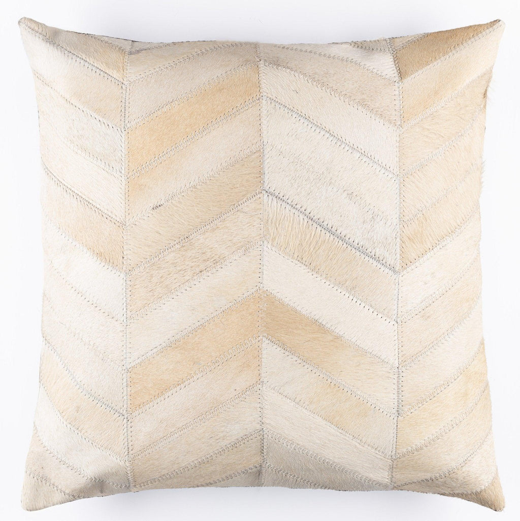 Canvello Genuine Cowhide Leather Decorative Throw Pillows - Handmade Patchwork Boho Accent Pillows For Sofa, Couch, Bed, Chair - Western Southwestern Farmhouse Pillow Covers With Feather Down Insert Included Canvello