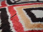 Canvello Geometric Orange Ivory Handmade 16x24 Silk Velvet Pillow, Organic Veg Dyed, Down/feather... - House Of Avana