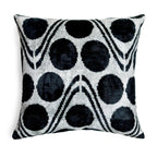 Canvello Handmade Black & White Velvet Throw Pillows - 20x20 Canvello