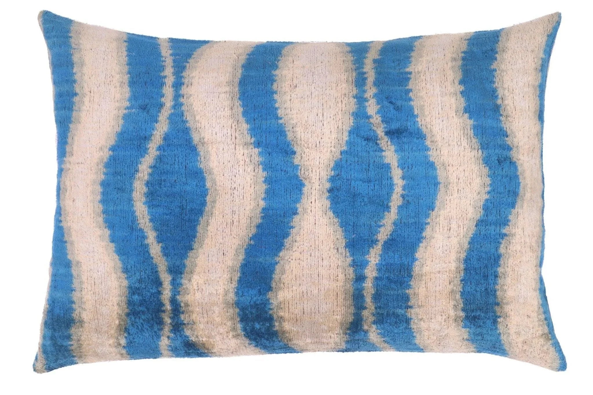 Canvello Handmade Blue Gray Pillows For Couch - 16x24 in Canvello