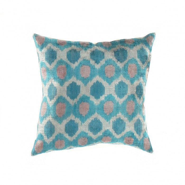 Canvello Handmade Decorative Ikat Pillow - 24" X 24" Canvello