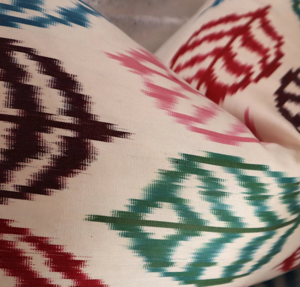 Canvello Handmade Decorative Silk Pillow with Down Insert - 16" X 24" Canvello