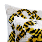Canvello Handmade Designer Tiger Throw Pillow Down Filled - 16"x24", angled view - House Of Avana