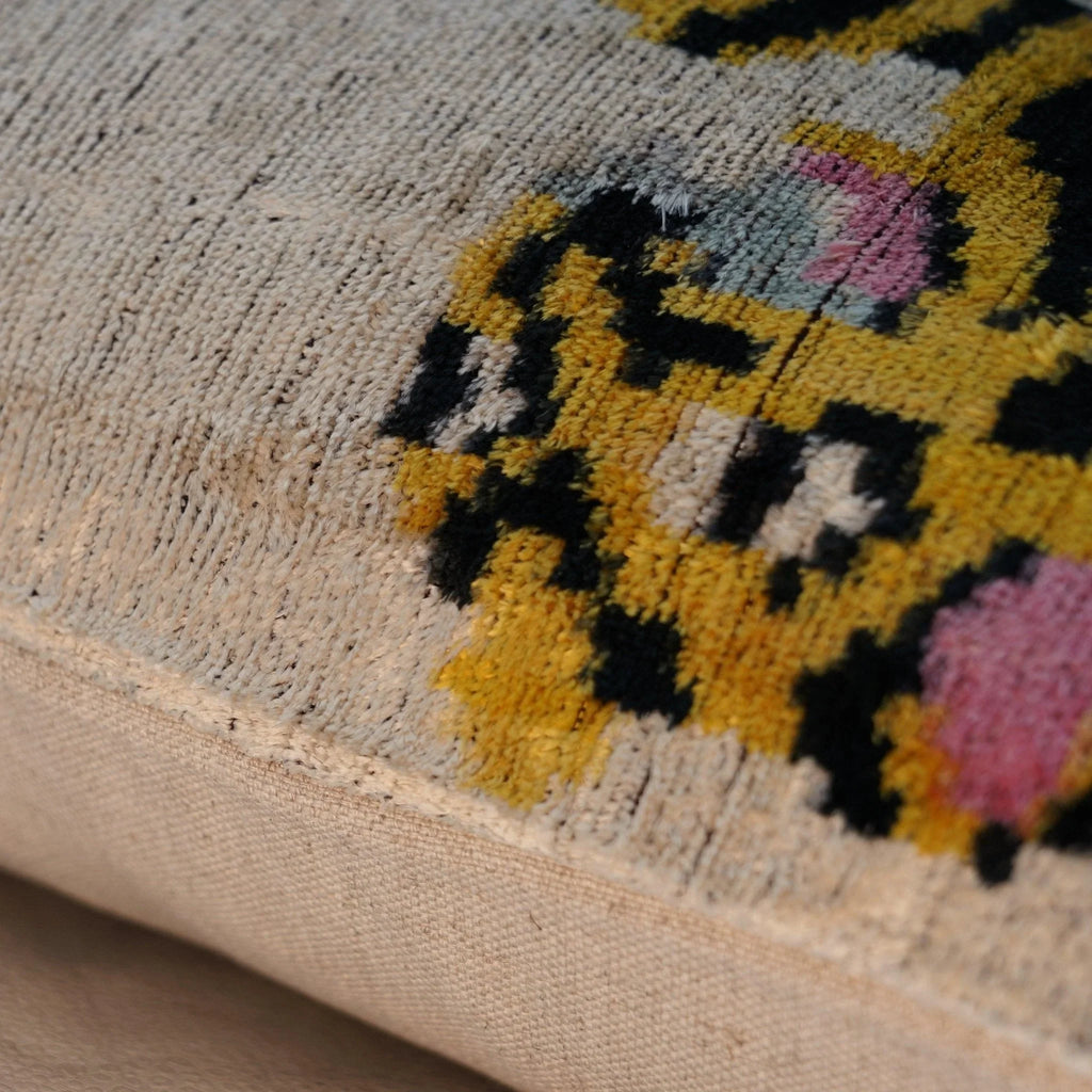 Canvello Handmade Designer Tiger Throw Pillow Down Filled - 16"X24" Canvello