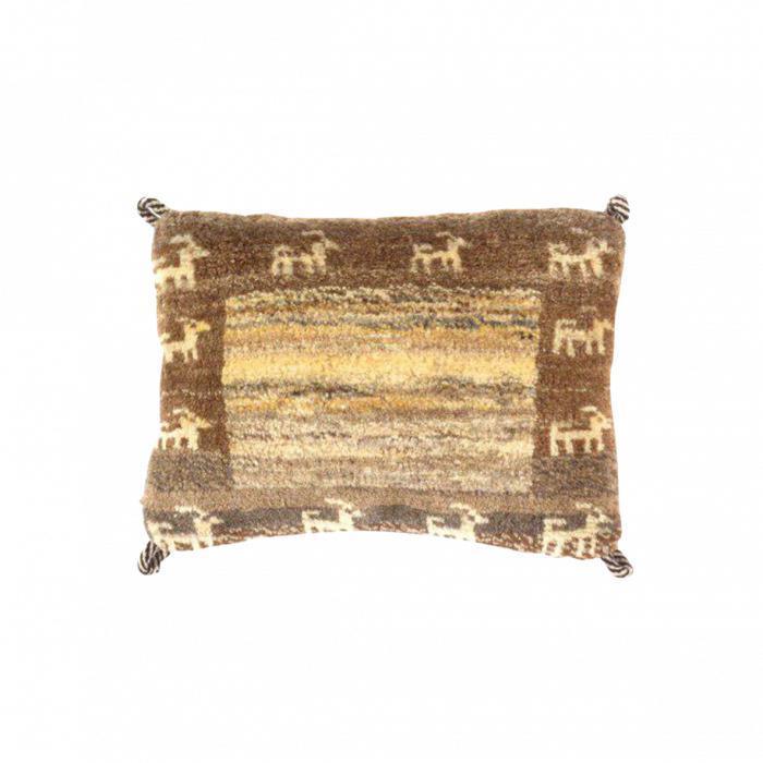Canvello Handmade Gabbeh Lori Pillow - 12" X 12" Canvello