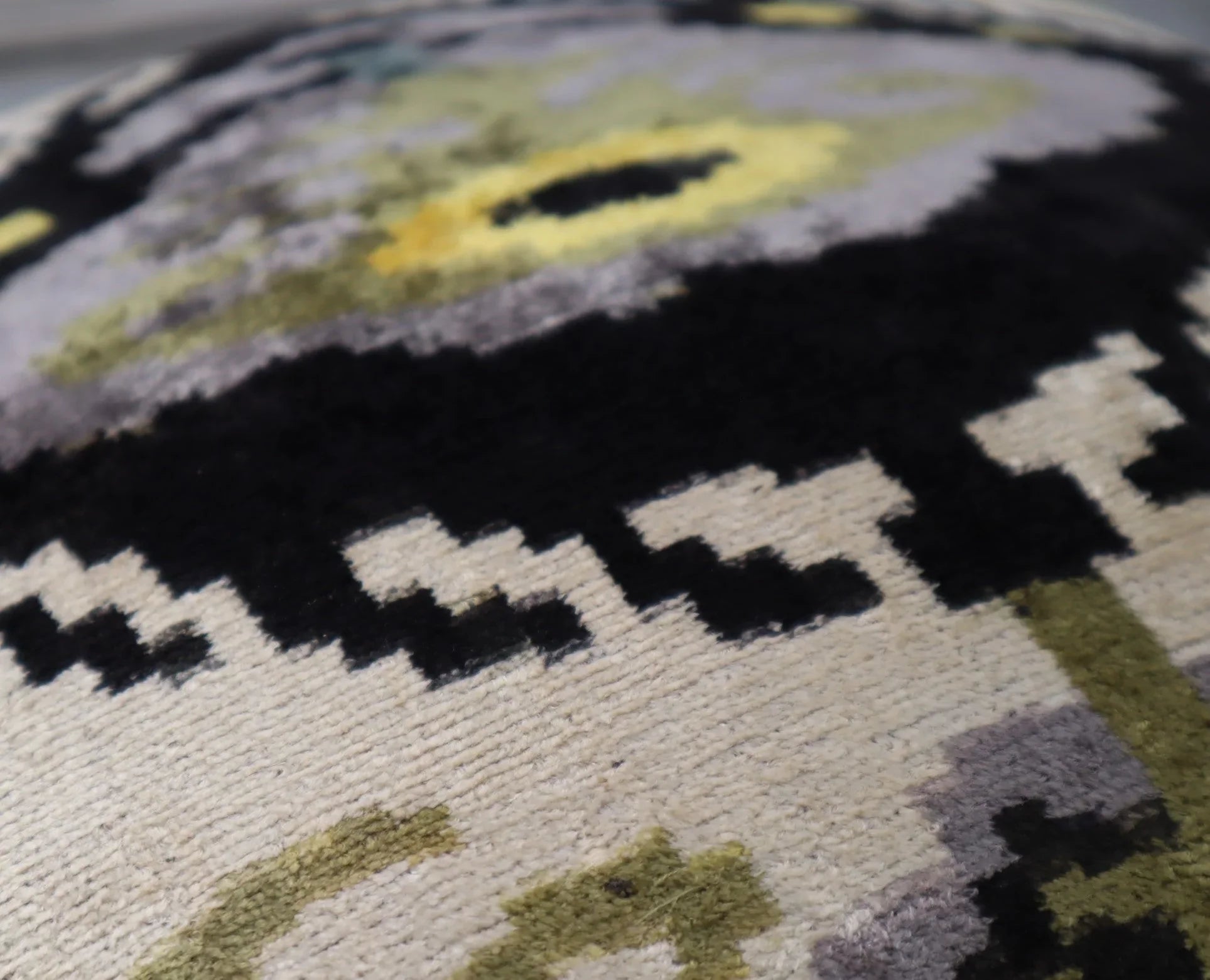 Canvello Handmade Gray Ivory Gold Velvet Throw Pillows - 20x20 Canvello