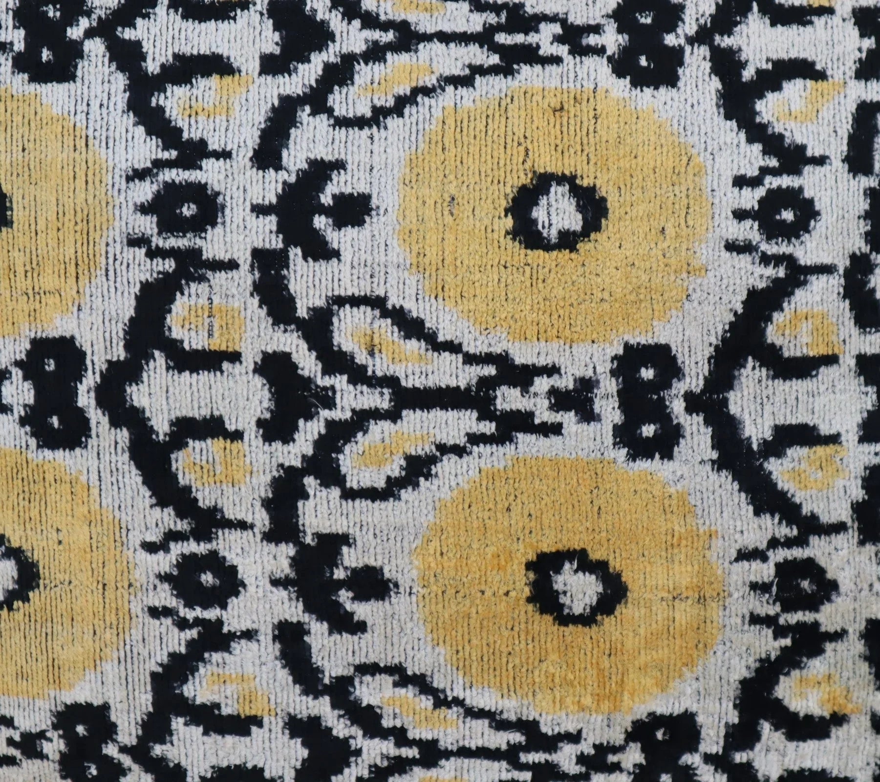 Canvello Handmade Gray Ivory Yellow Velvet Throw Pillows - 20x20 Canvello