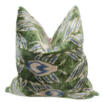 Canvello Handmade Green Velvet Throw Pillows - 20x20 Canvello