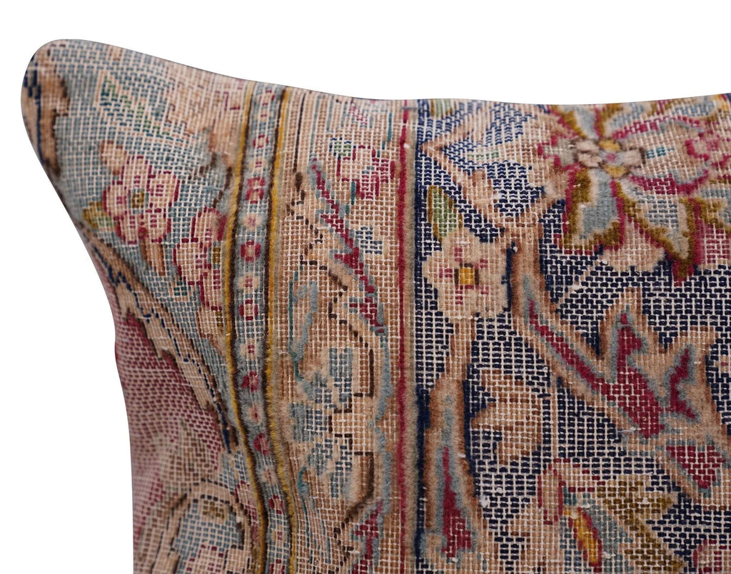 Canvello Handmade Kerman Silkroad Rug Pillows - 18"x18" Canvello
