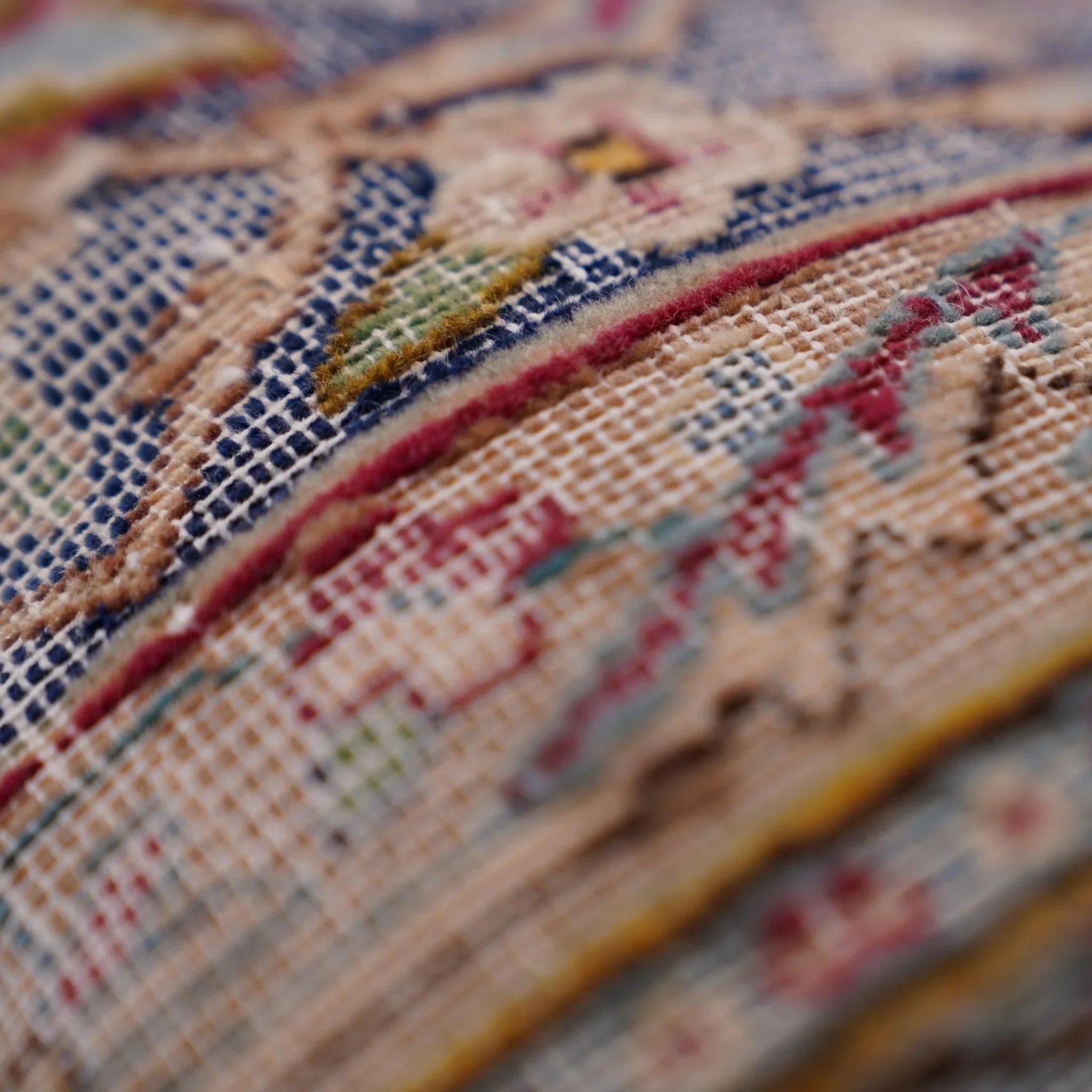 Canvello Handmade Kerman Silkroad Rug Pillows - 18"x18" Canvello