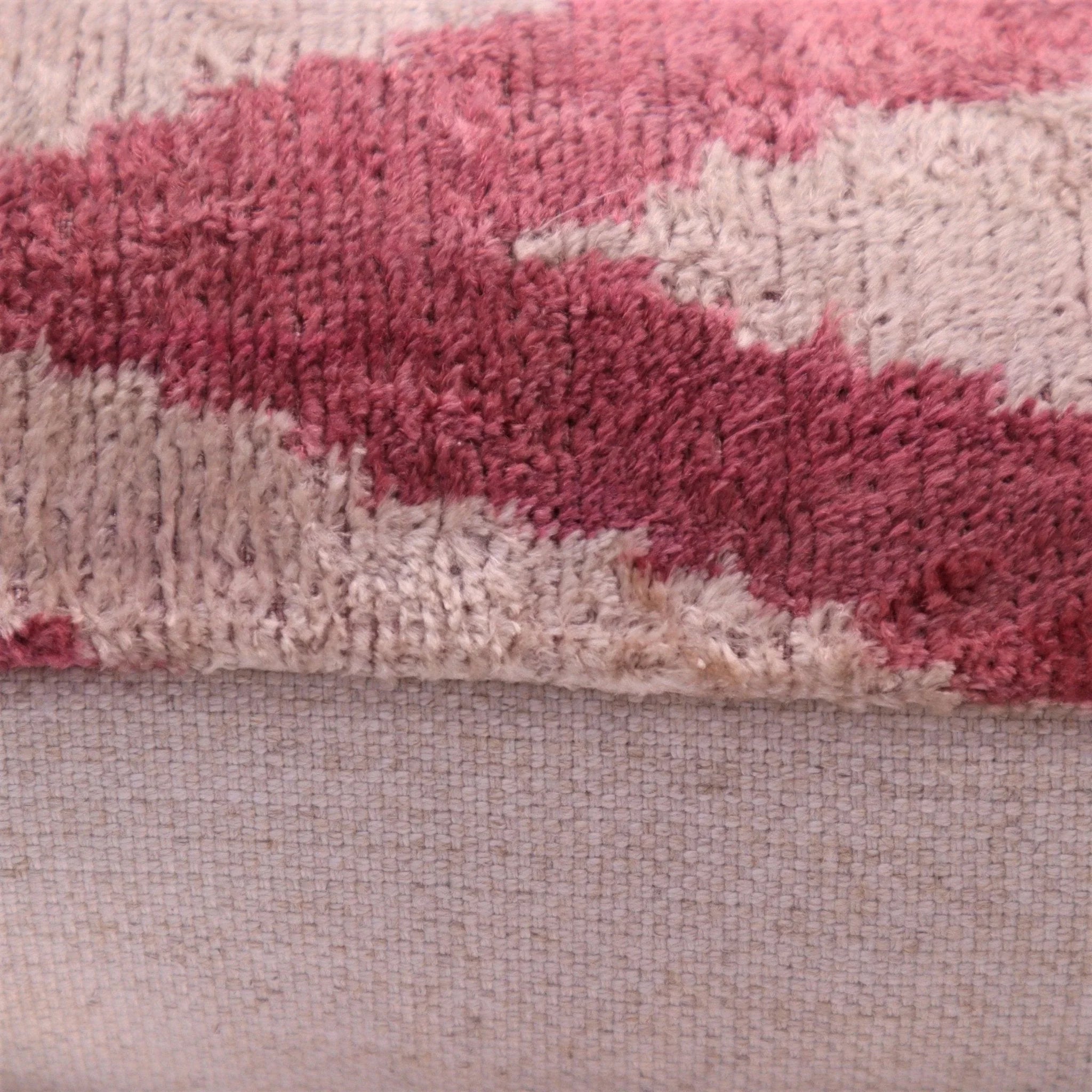 Canvello Handmade Luxury Pinkish Velvet Throw Pillow - 16x24 Canvello