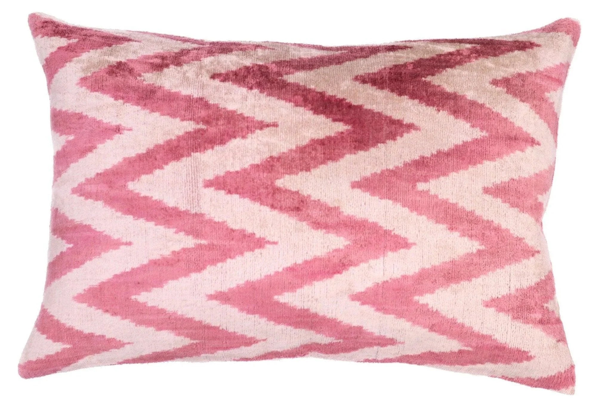 Canvello Handmade Luxury Pinkish Velvet Throw Pillow - 16x24 Canvello