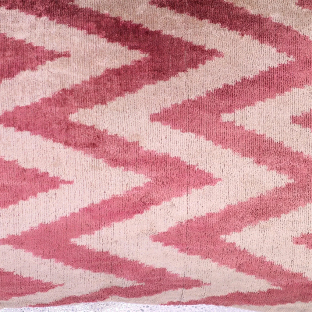 Canvello Handmade Luxury Pinkish Velvet Throw Pillow - 16x24 Canvello