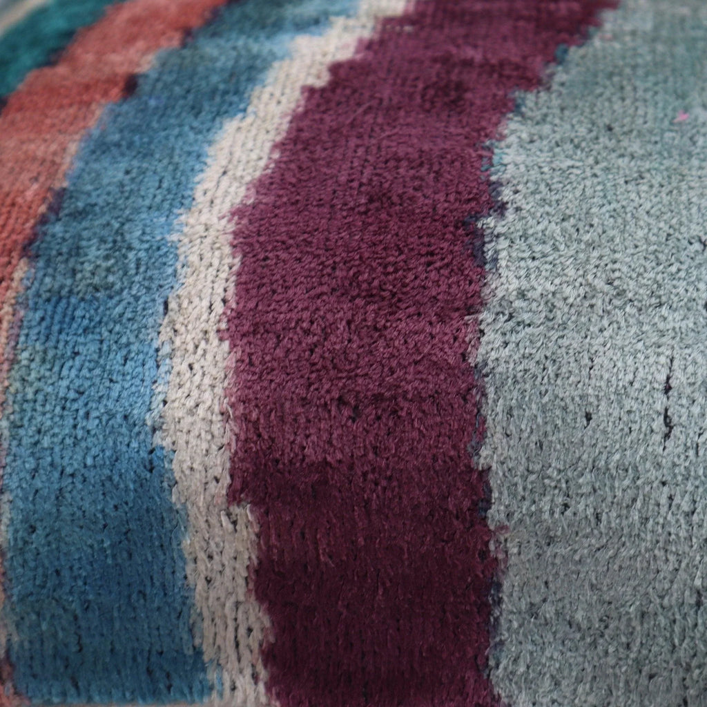 Canvello Handmade Luxury Rainbow Pillow with Down Insert Canvello