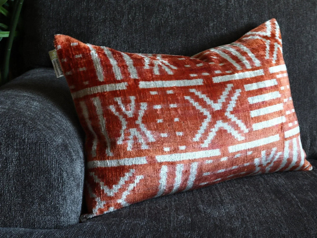 Canvello Handmade Luxury Soft Cushion with Down Feather Insert - 16x24in, lifestyle image - House Of Avana