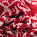 Canvello Handmade Red Super Soft Pillow With Down Insert- 16"x24" Canvello