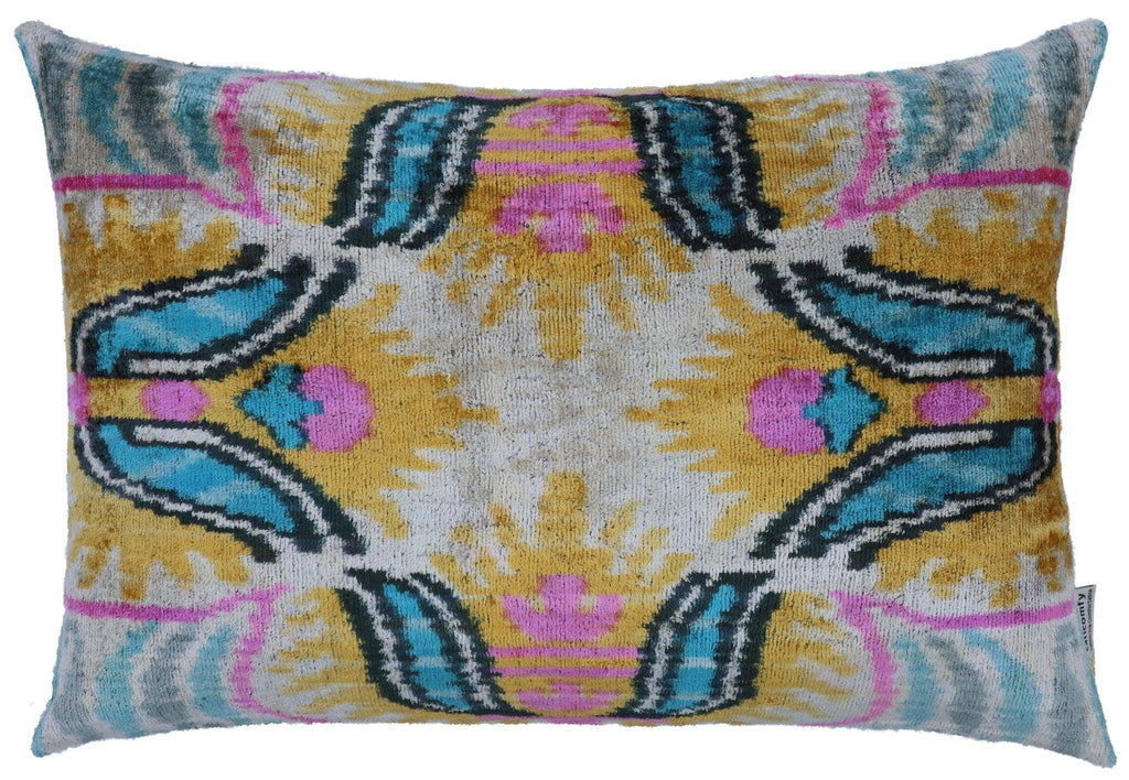 Canvello Handmade Soft Velvet Silk Cushion with Down Insert - 16x24 Canvello