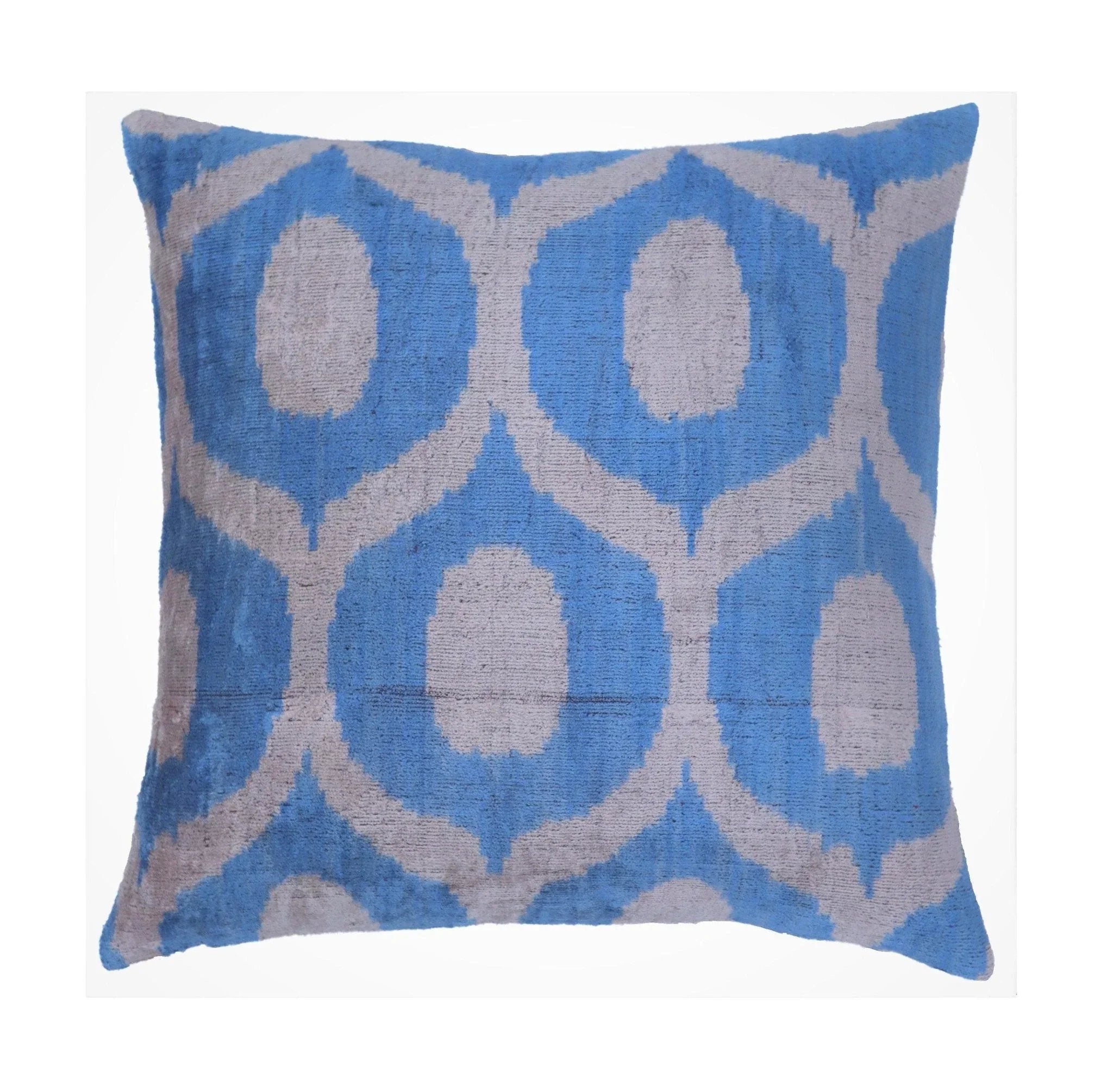 Canvello Handmade Throw Blue Pillows For Couch | 20 x 20 in (50 x 50 cm) Canvello