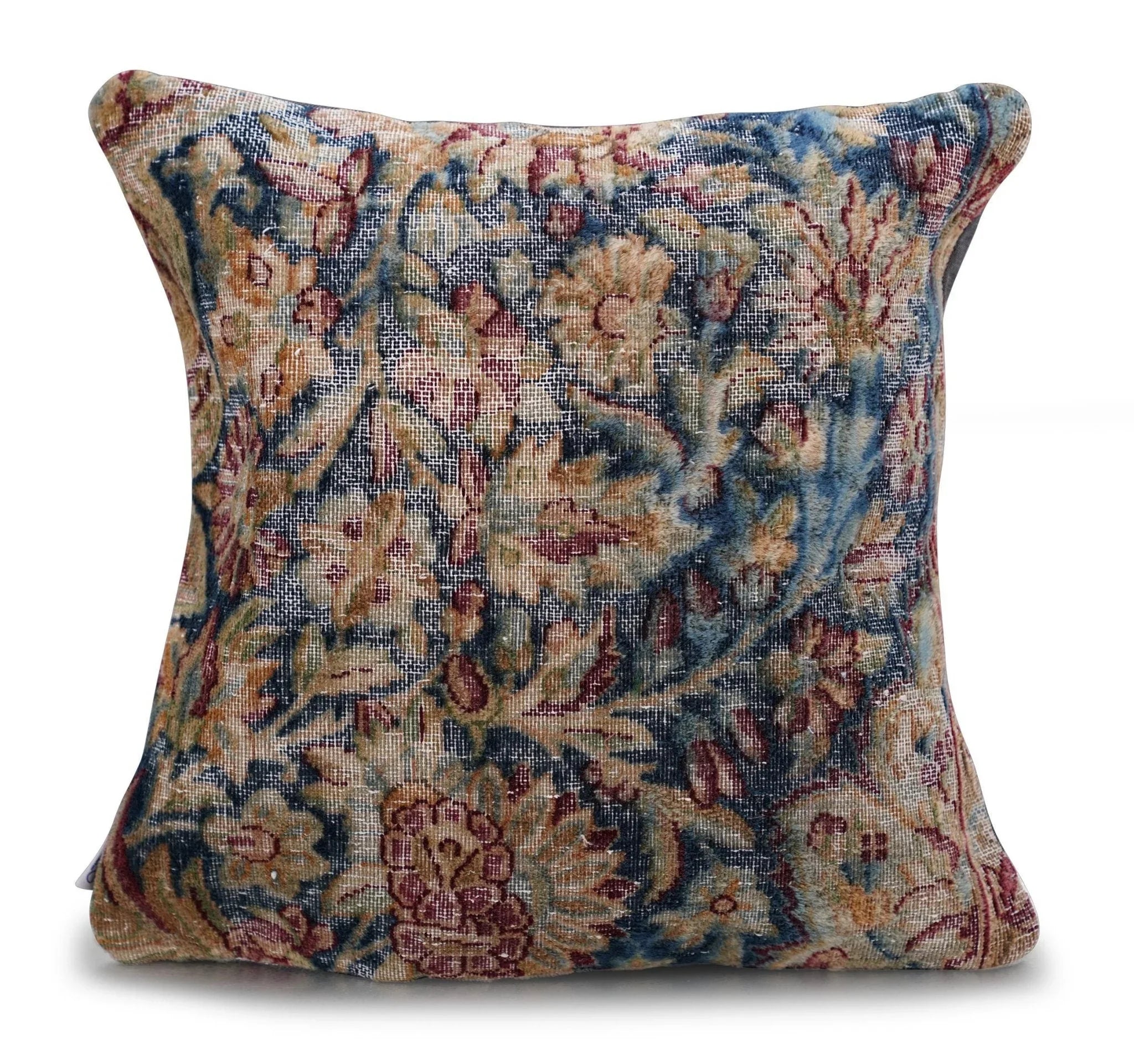 Canvello Kerman Rug Silkroad Throw Pillows - 18"x18" Canvello