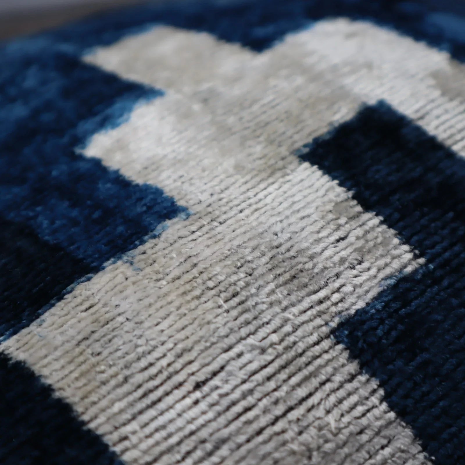 Canvello Luxury Blue Pillow Cushion For Sofa | 16 x 16 in (40 x 40 cm) Canvello