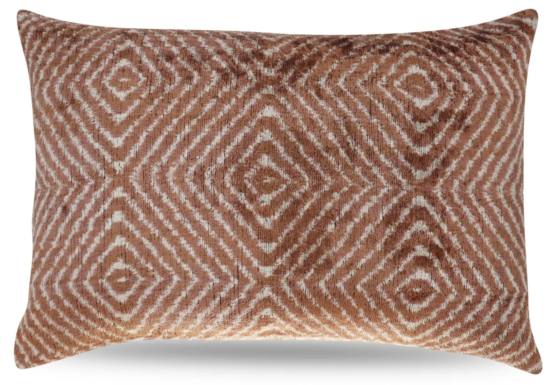 Canvello Luxury Brown Pillow for Couch with Down insert | 16 x 24 in (40 x 60 cm) Canvello