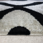 Canvello Luxury Decorative Black White Throw Pillow | 16 x 24 in (40 x 60 cm) Canvello