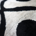 Canvello Luxury Decorative Black White Throw Pillow | 16 x 24 in (40 x 60 cm) Canvello