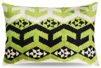 Canvello Luxury Decorative Green Black Throw Pillow | 16 x 24 in (40 x 60 cm) Canvello