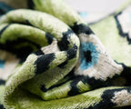 Canvello Luxury Green Smoke Olive Evil Eye Pillow for Couch| 16 x 24 in (40 x 60 cm) Canvello