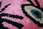 Canvello Luxury Pink Evil Eye Pillow for Couch| 16 x 24 in (40 x 60 cm) Canvello