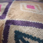 Canvello Luxury Pink Purple Beige Pillow for Couch | 16 x 24 in (40 x 60 cm) Canvello