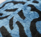 Canvello Naqvy Blue Luxury Tiger Print Throw Pillows | 16 x 24 in (40 x 60 cm) Canvello