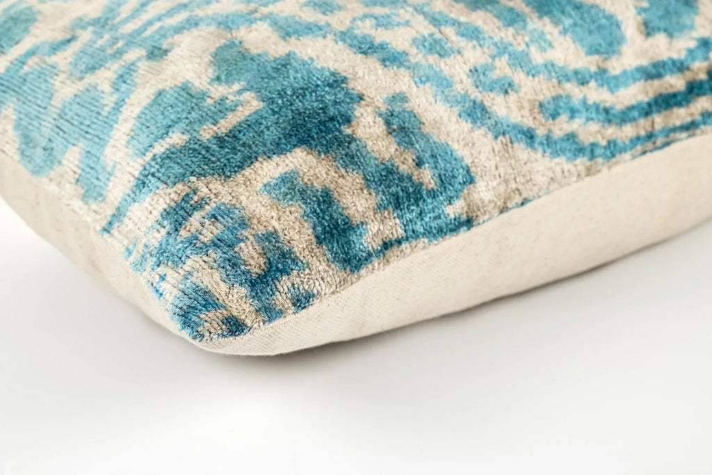 Canvello Organic Handmade Silk Velvet Pillow: 16x24 Inches with Premium Down Feather Insert - Luxury... - House Of Avana