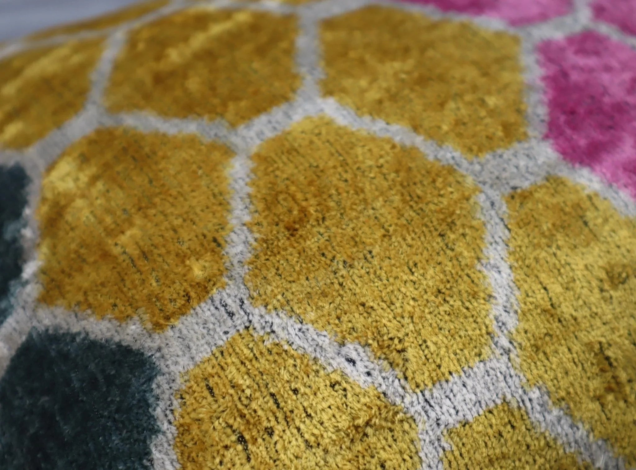 Canvello Pink Gold Gray Pillows With Luxury Decorative Cover - 16x16 in Canvello