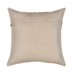 Canvello Safari Checkered Brown Cowhide 17" Decorative Throw Pillow Canvello