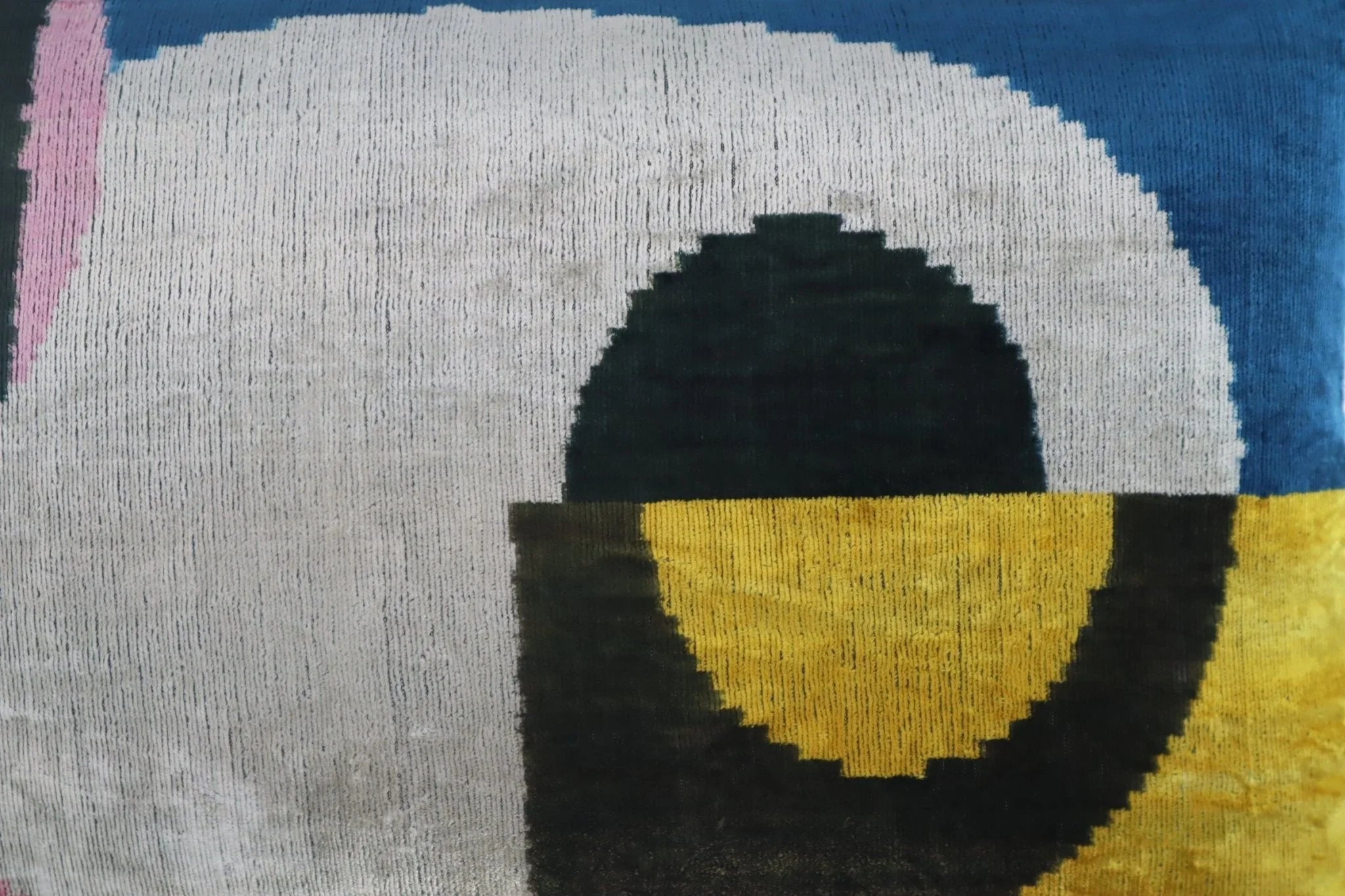 Canvello Silver Black Gold Handmade 16x24 Silk Velvet Pillow, Organic Veg Dyed, Down/Feather Filled Canvello