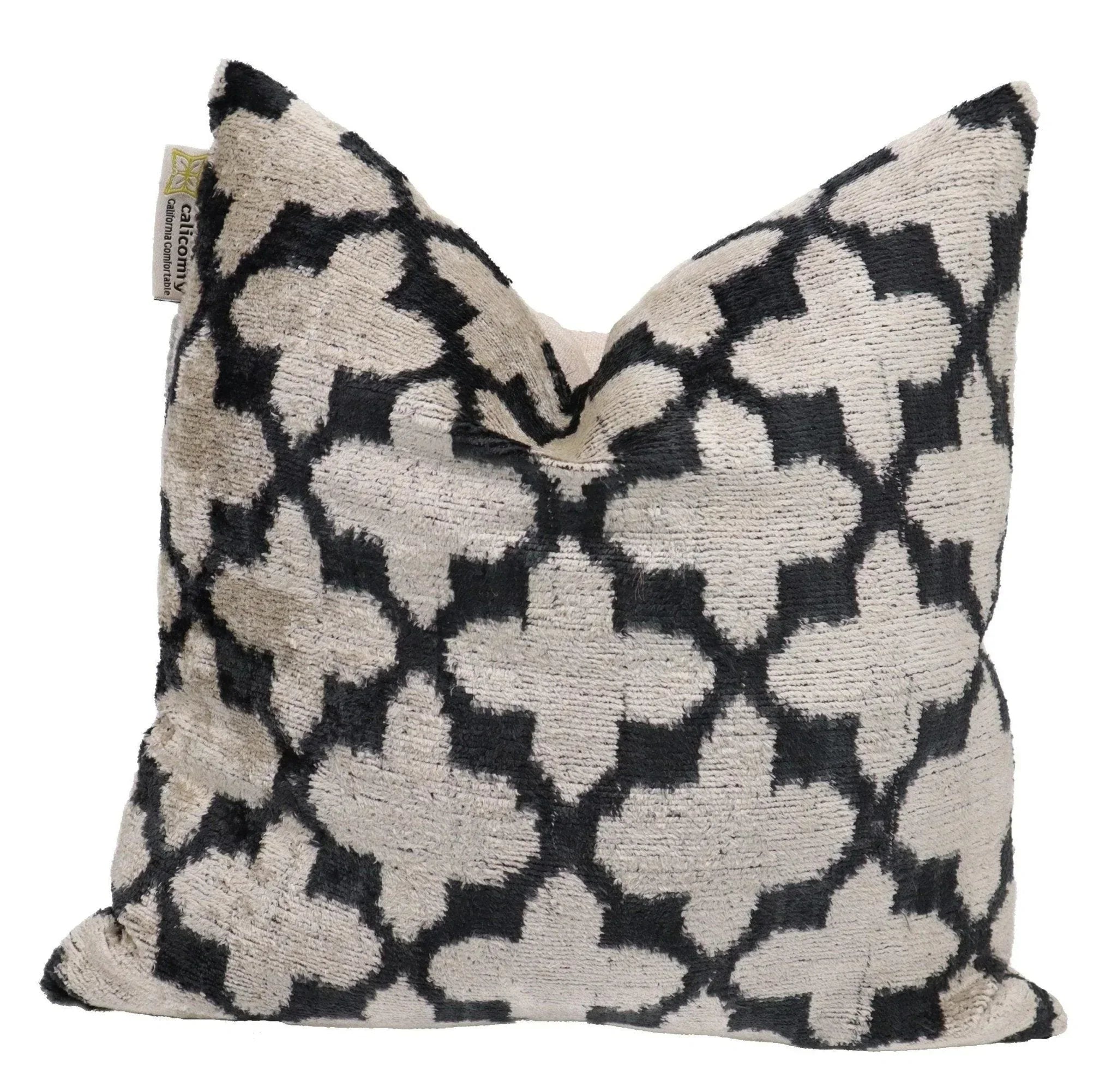 Canvello Throw Back Blavk & White Cushion for Sofa | X in (40 X Cm), detail shot - House Of Avana