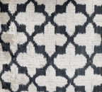 Canvello Throw Back Blavk & White Cushion For Sofa | 16 x 16 in (40 x 40 cm) Canvello