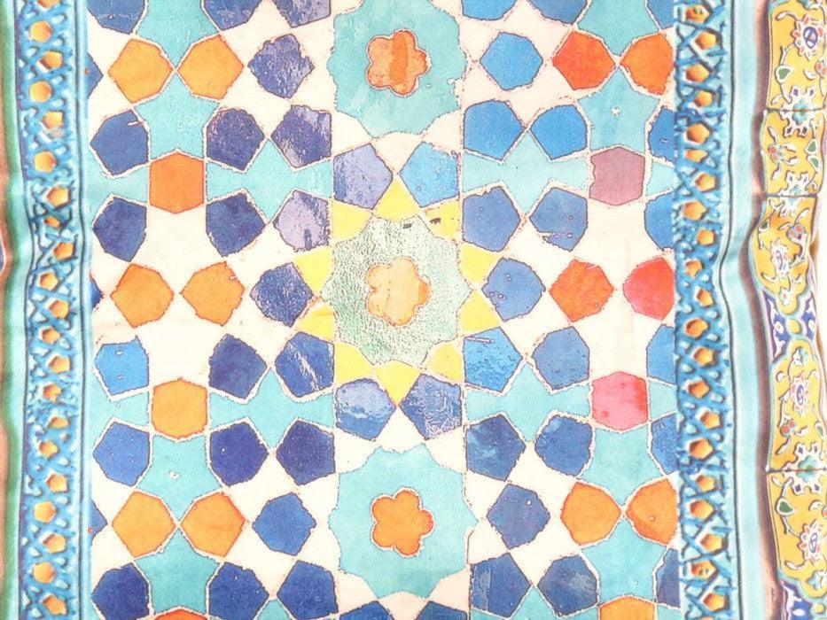 Canvello Tile Design Velvet Pillow - 20'' X 20'' Canvello