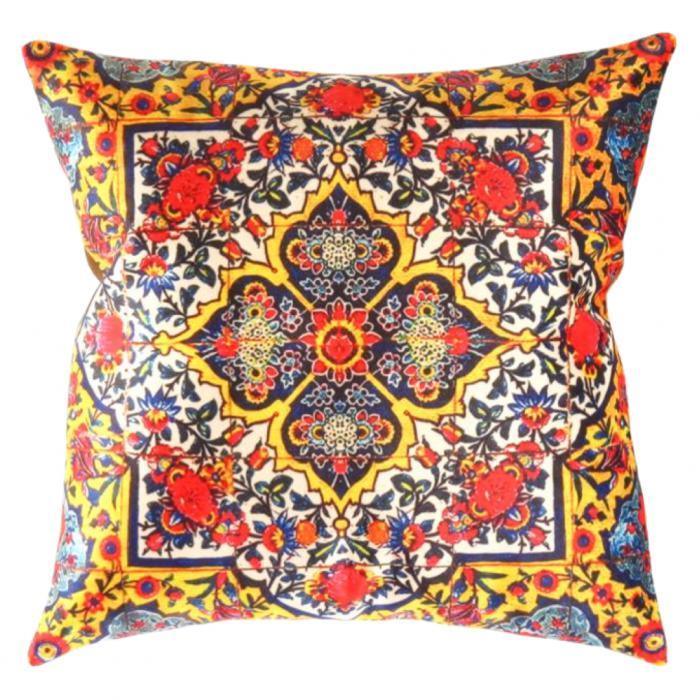 Canvello Traditional Design Velvet Pillow - 16' X 16' Canvello